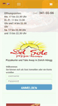 Mobile Screenshot of pizzadelsole.ch